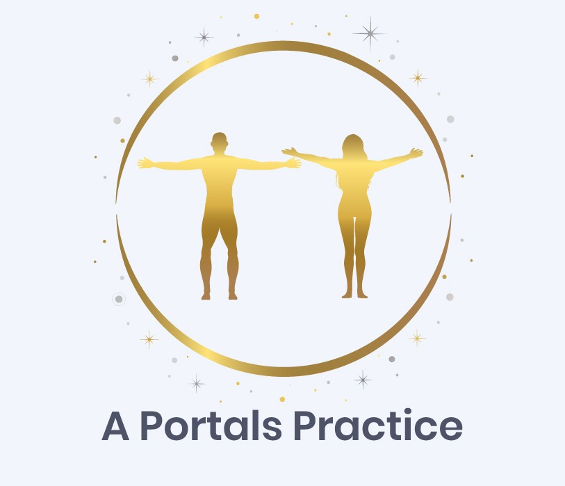 Portals practice logo - couple